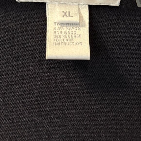 Soft Surroundings Vtg Multicolor Floral Embroidered Embellished Sweater size XL - Picture 3 of 6